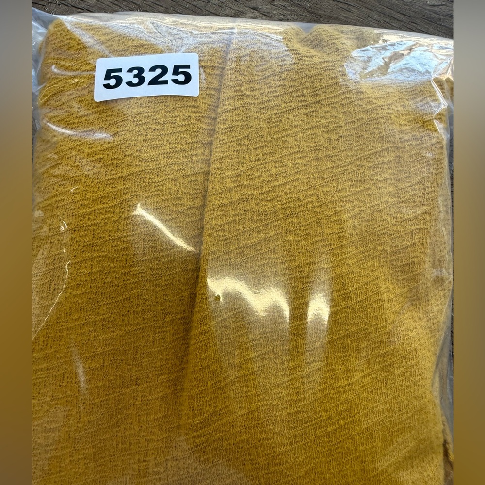Free People Mustard Yellow Drop-Crotch Jumpsuit - Picture 4 of 4